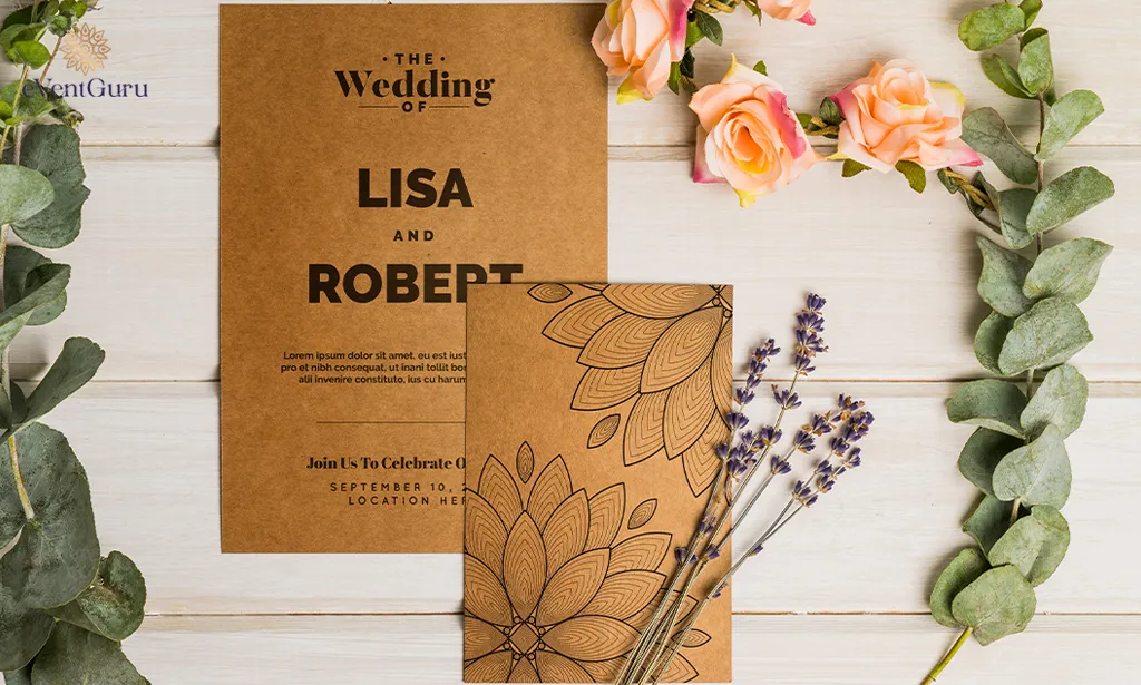 Invitation for a wedding
