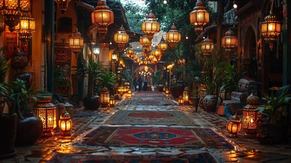 traditional-eid-al-adha-decorations-lanterns-hanging-courtyard_1258-289403